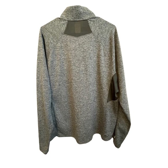 The North Face “FlashDry” men's quarter zip gray pullover sweatshirt. - Picture 2 of 7